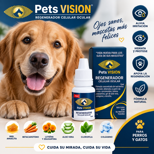 PETVISION PLUS™ Cuidado Ocular para Mascotas.